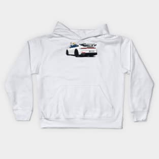 car 911 GT3 skull metal hands white Kids Hoodie